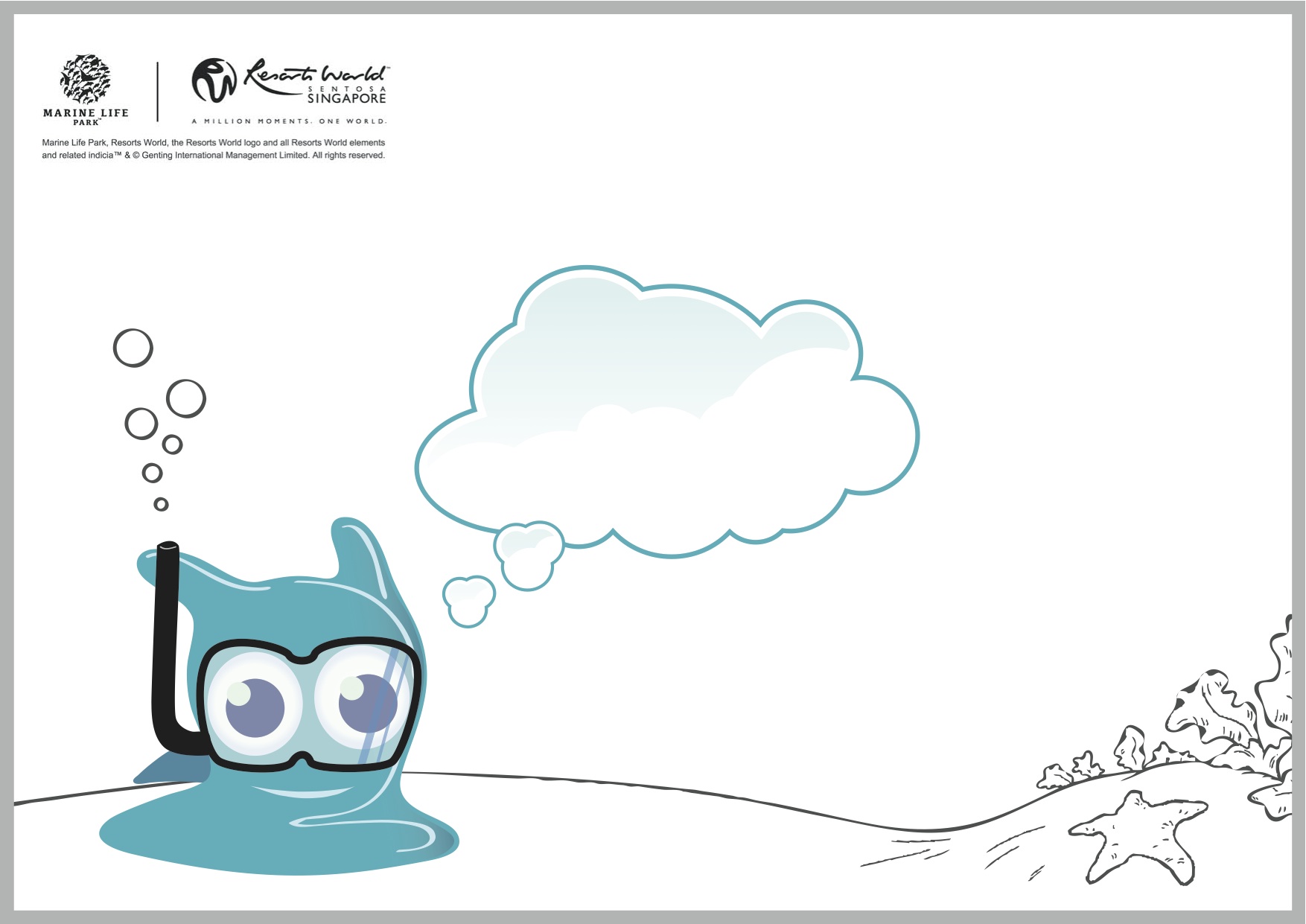 Bluub Colouring Contest (sea version)