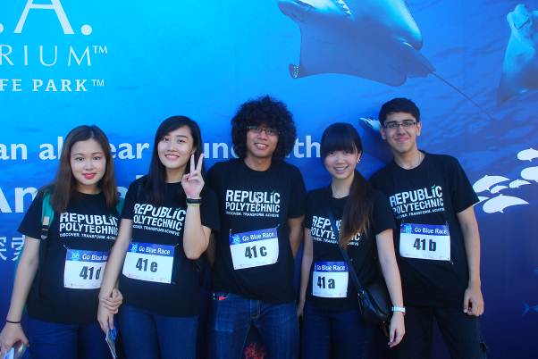 World Oceans Day Go Blue Race