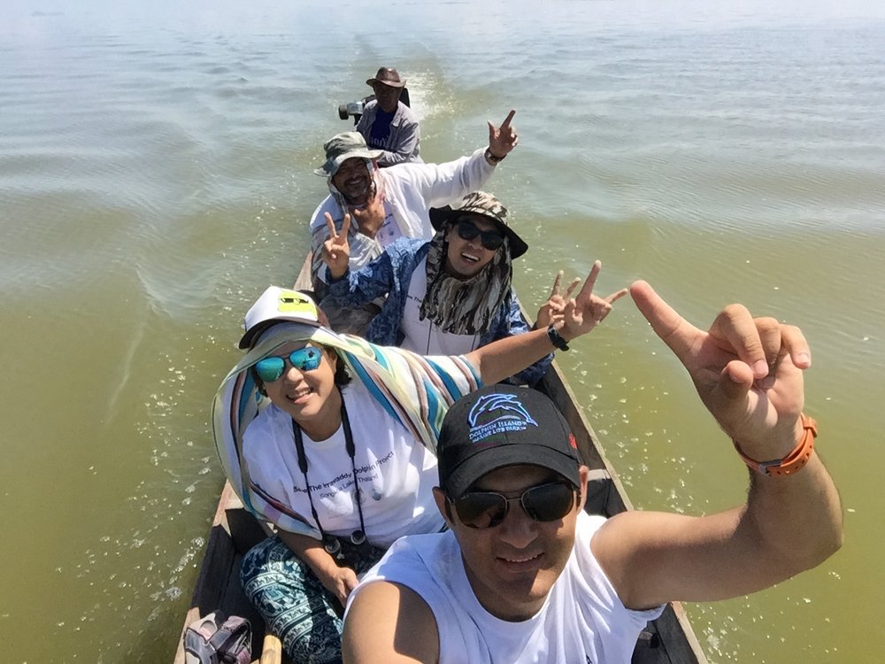 irrawaddy dolphin selfie