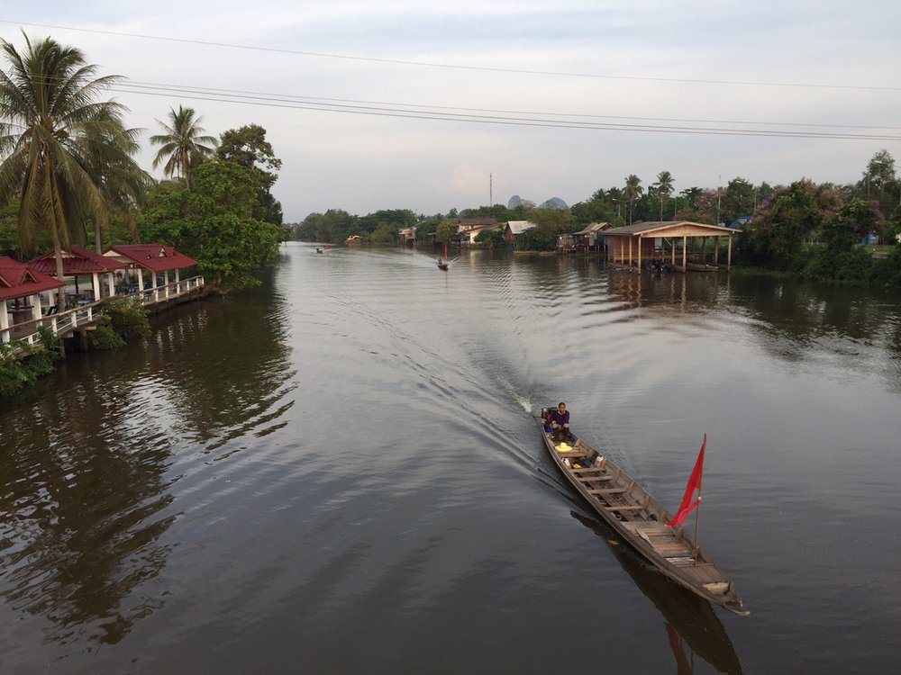 thai longtail boat songkhla lake